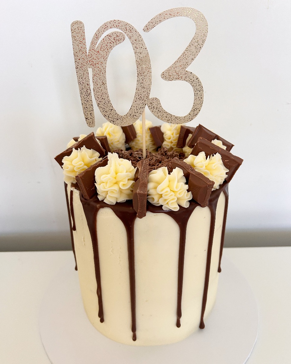 Ganache drip cake by Blossom Bakery, Chelmsford