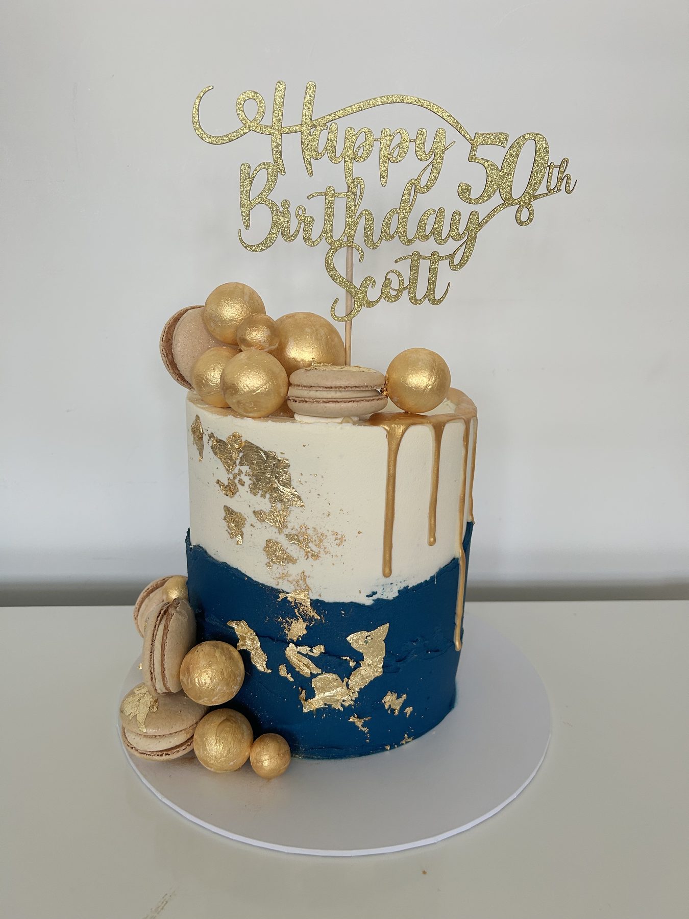 Ganache drip cake by Blossom Bakery, Chelmsford