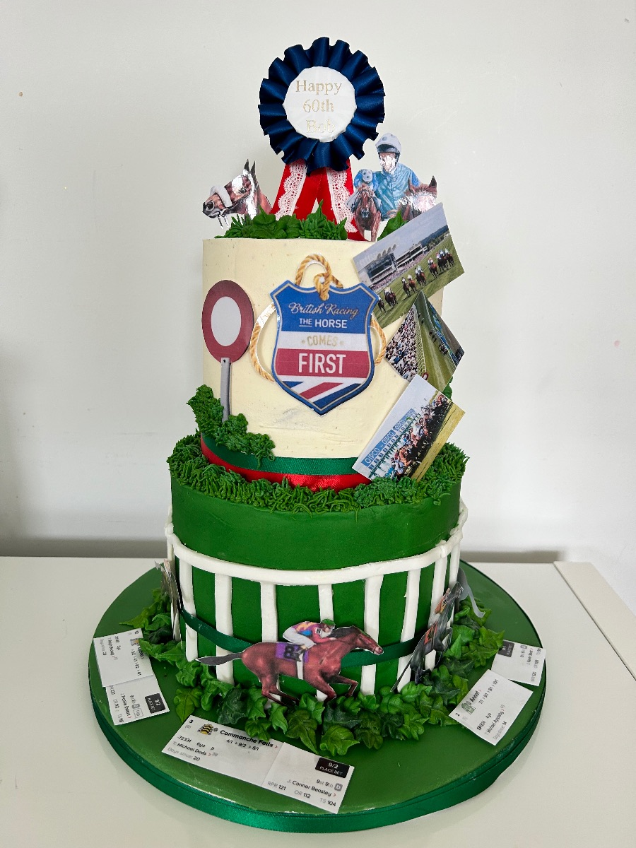 Numbered birthday cake by Blossom Bakery, Chelmsford