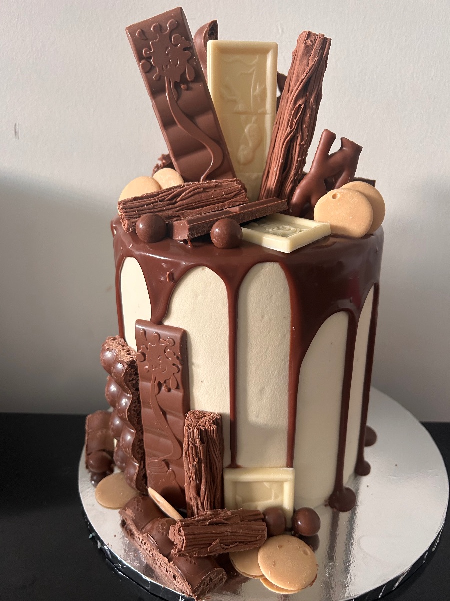 Ganache drip cake by Blossom Bakery, Chelmsford