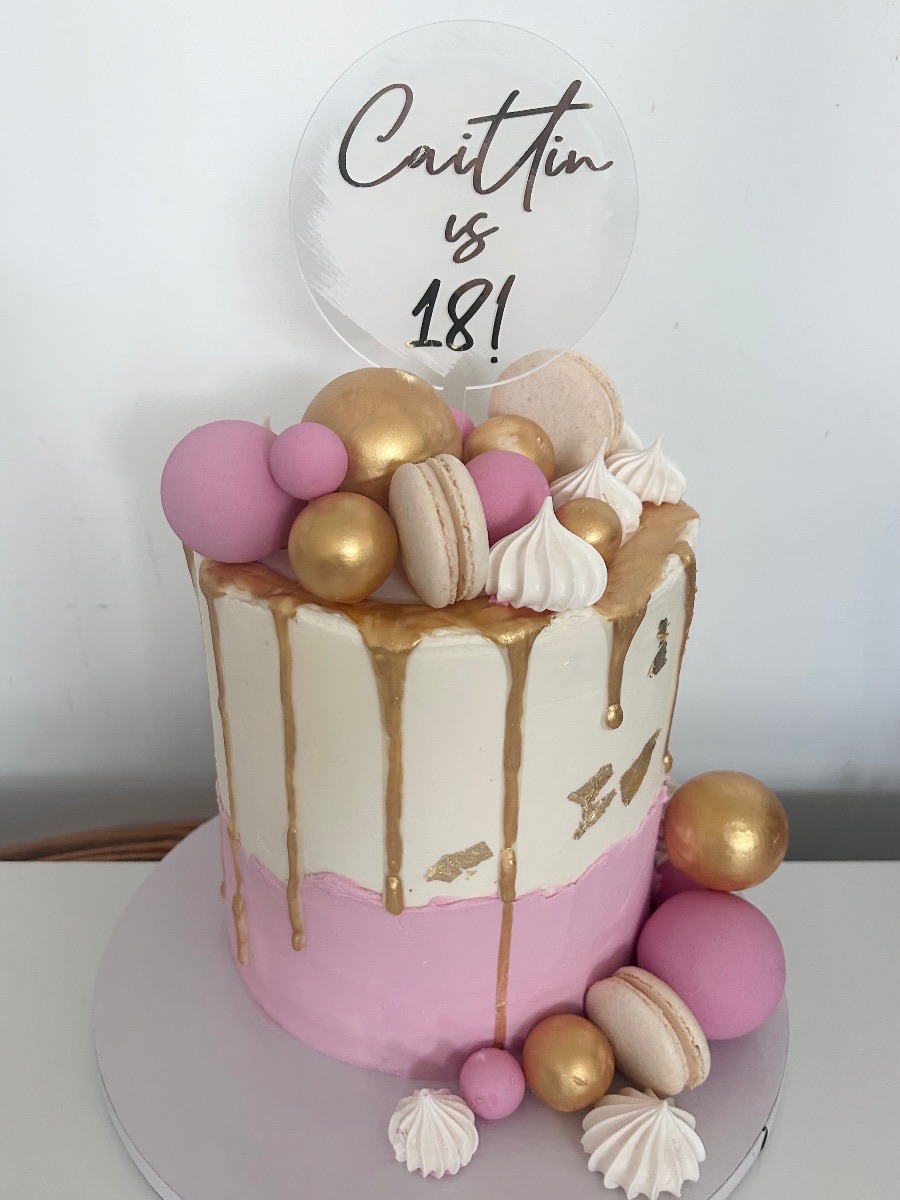Ganache drip cake by Blossom Bakery, Chelmsford