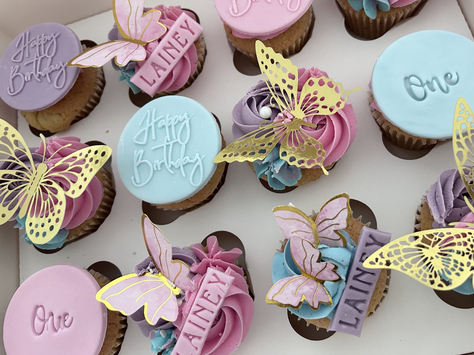 Bouquet cupcakes