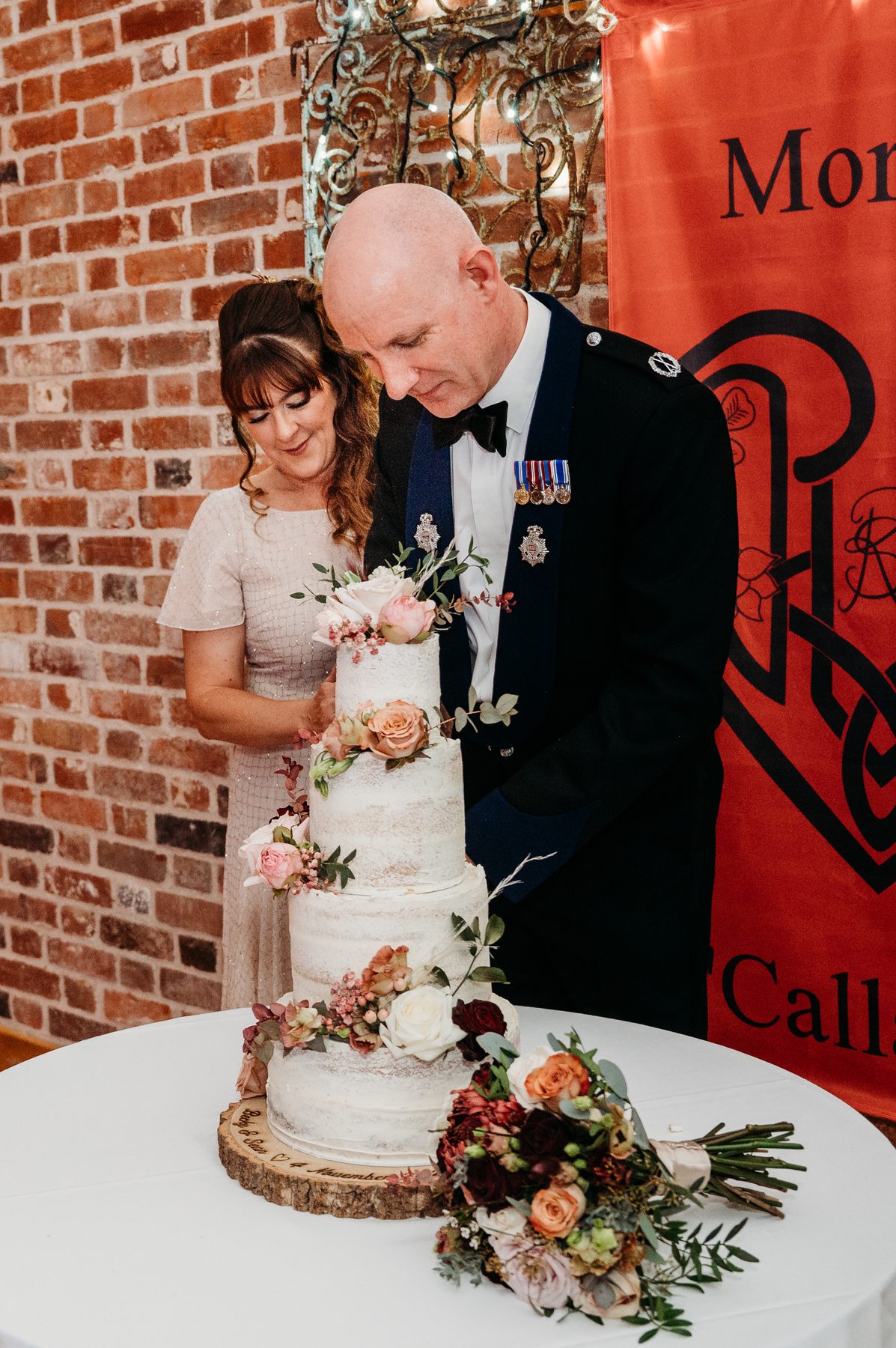 Wedding cake by Blossom Bakery, Chelmsford