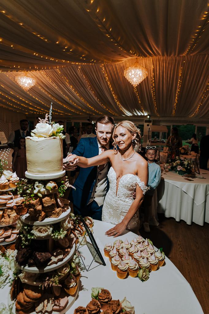 Wedding cake by Blossom Bakery, Chelmsford